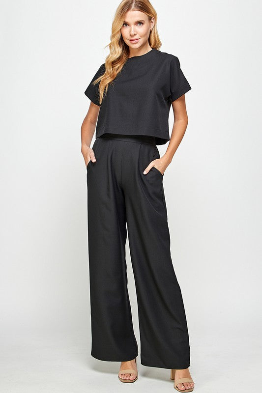 Liza Wide Leg Pant Set