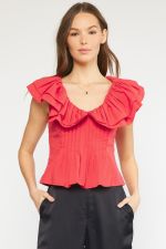 Lily Top in Red