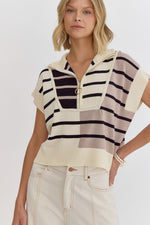 Striped Knit Top