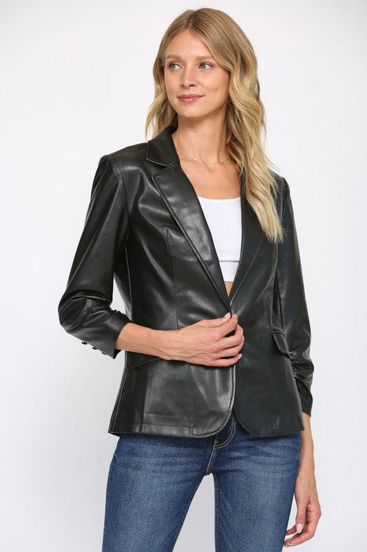 Lulu Vegan Leather Jacket