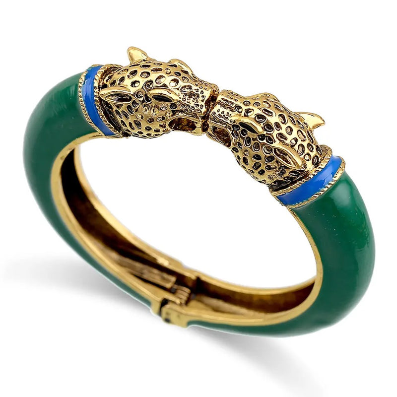 Enamel Jaguar Bracelets