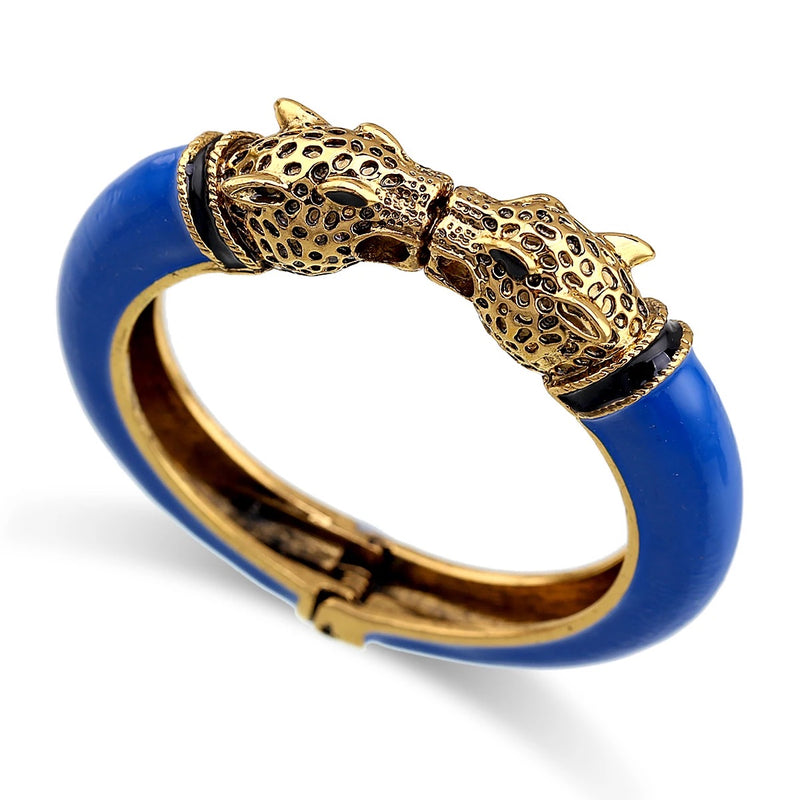 Enamel Jaguar Bracelets