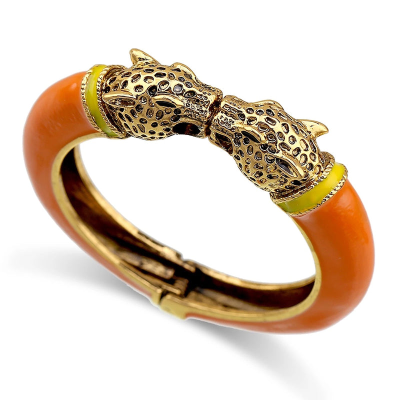 Enamel Jaguar Bracelets