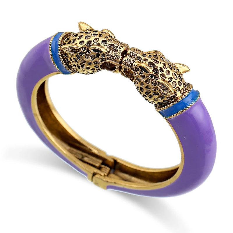 Enamel Jaguar Bracelets