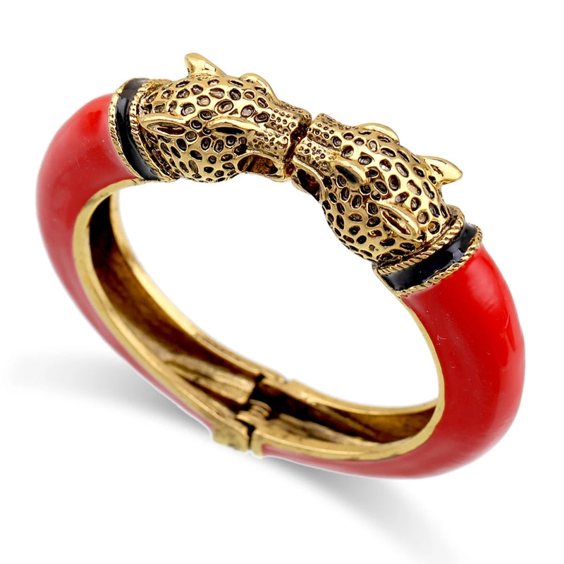 Enamel Jaguar Bracelets