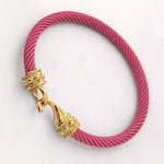 Renaissance Painted Cable Bracelets Hook